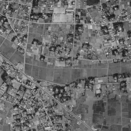 武蔵浦和周辺の 1961〜1969 年の空中写真
