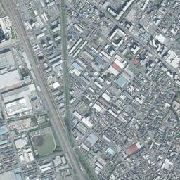 武蔵浦和周辺の現在の空中写真