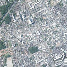 流山おおたかの森周辺の現在の空中写真