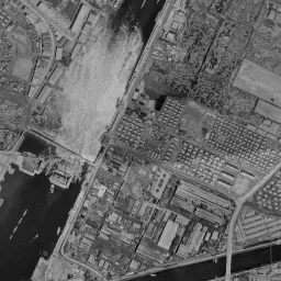 名古屋港 ガーデンふ頭周辺の 1961〜1969 年の空中写真