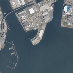 名古屋港 ガーデンふ頭周辺の現在の空中写真