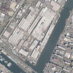名古屋港 ガーデンふ頭周辺の現在の空中写真
