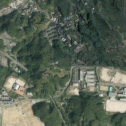 滑石団地周辺の現在の空中写真