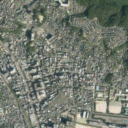 滑石団地周辺の現在の空中写真