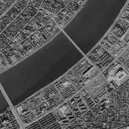 新潟 万代シテイ周辺の 1961〜1969 年の空中写真