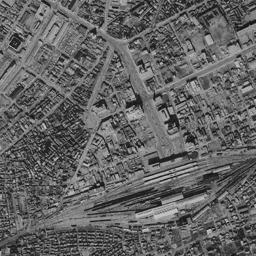 新潟 万代シテイ周辺の 1961〜1969 年の空中写真