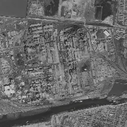 大牟田 (三井三池炭鉱跡)周辺の 1961〜1969 年の空中写真
