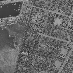 大牟田 (三井三池炭鉱跡)周辺の 1961〜1969 年の空中写真