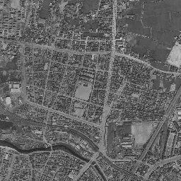 大牟田 (三井三池炭鉱跡)周辺の 1961〜1969 年の空中写真