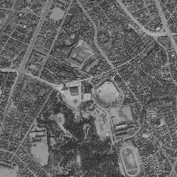 大牟田 (三井三池炭鉱跡)周辺の 1961〜1969 年の空中写真