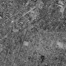 大崎ガーデンシティ周辺の 1961〜1969 年の空中写真