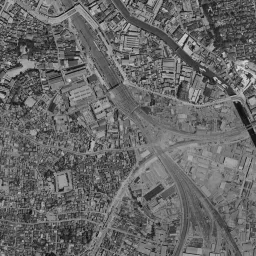 大崎ガーデンシティ周辺の 1961〜1969 年の空中写真