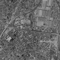 大崎ガーデンシティ周辺の 1961〜1969 年の空中写真
