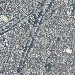 大崎ガーデンシティ周辺の現在の空中写真
