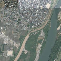 男山団地周辺の現在の空中写真