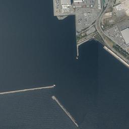 ポートアイランド周辺の現在の空中写真