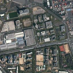 南港ポートタウン周辺の現在の空中写真