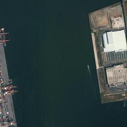南港ポートタウン周辺の現在の空中写真