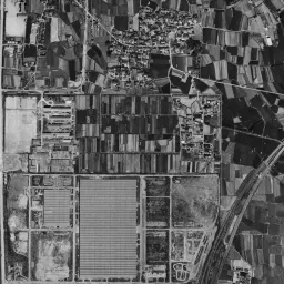 洛西ニュータウン周辺の 1961〜1969 年の空中写真