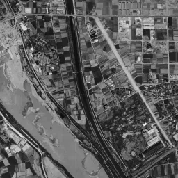 洛西ニュータウン周辺の 1961〜1969 年の空中写真