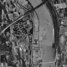 洛西ニュータウン周辺の 1961〜1969 年の空中写真