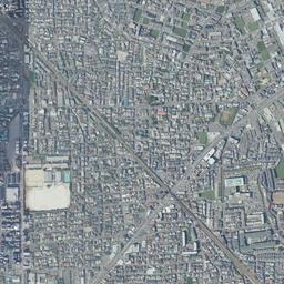 洛西ニュータウン周辺の現在の空中写真