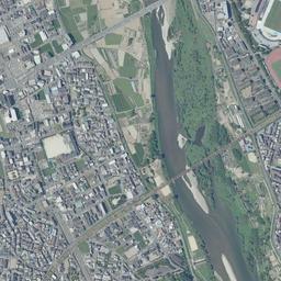 洛西ニュータウン周辺の現在の空中写真