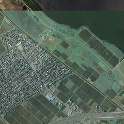 竜ヶ崎ニュータウン周辺の現在の空中写真