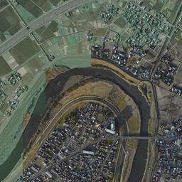 竜ヶ崎ニュータウン周辺の現在の空中写真