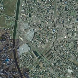竜ヶ崎ニュータウン周辺の現在の空中写真