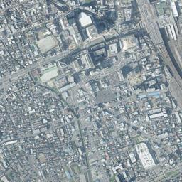 さいたま新都心周辺の現在の空中写真