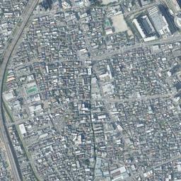 さいたま新都心周辺の現在の空中写真