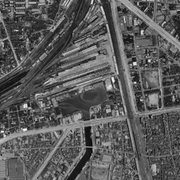 ささしまライブ周辺の 1961〜1969 年の空中写真