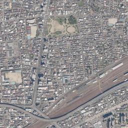 ささしまライブ周辺の現在の空中写真