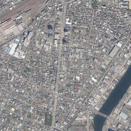 ささしまライブ周辺の現在の空中写真
