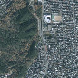 南光台・旭ヶ丘周辺の現在の空中写真