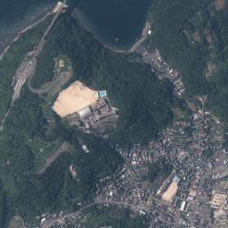 あるかぽーと (下関臨海部)周辺の現在の空中写真