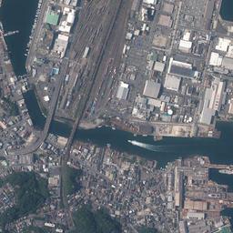 あるかぽーと (下関臨海部)周辺の現在の空中写真
