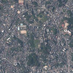 あるかぽーと (下関臨海部)周辺の現在の空中写真