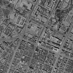 汐留シオサイト周辺の 1961〜1969 年の空中写真