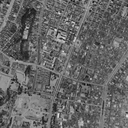 汐留シオサイト周辺の 1961〜1969 年の空中写真
