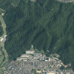 商工センター (広島西部埋立地)周辺の現在の空中写真