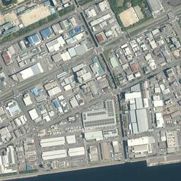 商工センター (広島西部埋立地)周辺の現在の空中写真