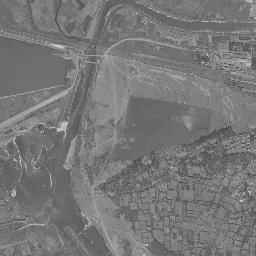 田子の浦港周辺の 1961〜1969 年の空中写真