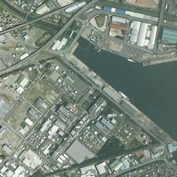 田子の浦港周辺の現在の空中写真