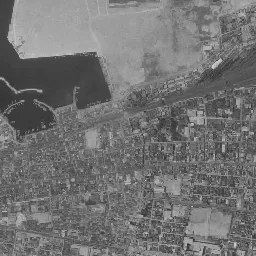 サンポート高松周辺の 1961〜1969 年の空中写真