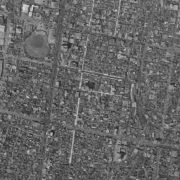 サンポート高松周辺の 1961〜1969 年の空中写真