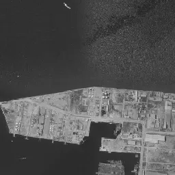 サンポート高松周辺の 1961〜1969 年の空中写真
