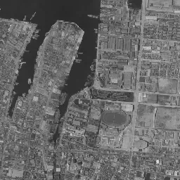 サンポート高松周辺の 1961〜1969 年の空中写真