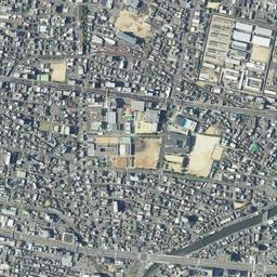 サンポート高松周辺の現在の空中写真